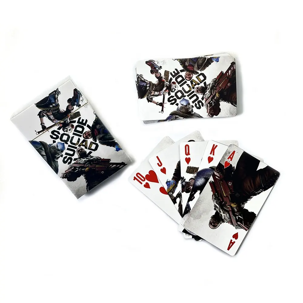 Vastgits fabbrica all'ingrosso personalizzazione di stampa Logo Poker che gioca mazzo di carte gioco con scatola di colore