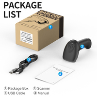 GTCODESTAR Scanner de codes-barres laser 1D filaire USB portable de haute qualité, pistolet de lecture de codes-barres Alipay pour cartes d'identité