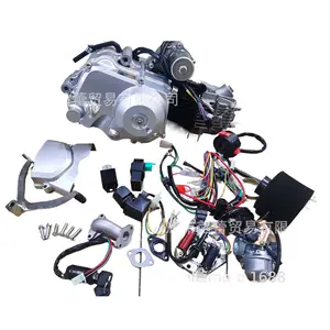 Motorcycle engine assembly 4 stroke 110cc ATV engine bus coil electrical components automatic wave engine system