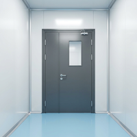 Puerta Interior Hermética de Acero Industrial Preacabada para Hospitales, Residencias, Apartamentos, Comercios, con Certificación CE e ISO
