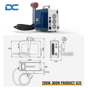 Pulitore <span class=keywords><strong>Laser</strong></span> a Impulsi JPT Portatile con Maniglia per Rimozione Ruggine 50W 100W 200W 300W, Macchina per Pulizia <span class=keywords><strong>Laser</strong></span> per Legno e Metallo - Product Image 6
