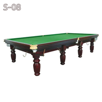 STELLARWAY Mesa de Snooker de 12 pies al por Mayor, Mesa de Billar Estándar de Torneo con Base de Pizarra de Madera Maciza para Clubes y Bares