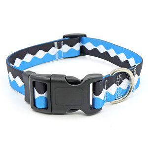 Colliers pour chien à motif géométrique tendance, fermeture à boucle réglable, matériau en nylon, petite race, style toutes saisons - Product Image 6