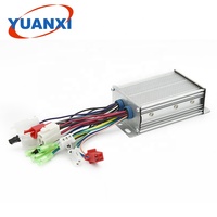 Contrôleur de moteur CC sans balais YUANXI YX-500W-27A 60-72V 500W 27A avec connecteurs de prise factice EV et 9 MOSFET pour véhicules électriques
