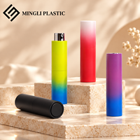 Flacon testeur de parfum mini 10 ml en PETG, tube pulvérisateur transparent rechargeable, atomiseur d'échantillon pour parfum