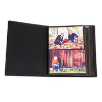 Album photo sans acide à couverture rigide en PP pour les photos de 4 "x 6" incluses, mallette de rangement en plastique.