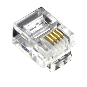 CONNECTEUR MODULAIRE <span class=keywords><strong>RJ11</strong></span> POUR TÉLÉPHONE ET ÉTHERNET 4P4C 6P6C - Product Image 3