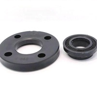 Raccord à souder par fusion de haute qualité, adaptateur à bride, embout de tuyau HDPE 110mm SDR11, bride pour alimentation en eau PE100 FL110 DN110