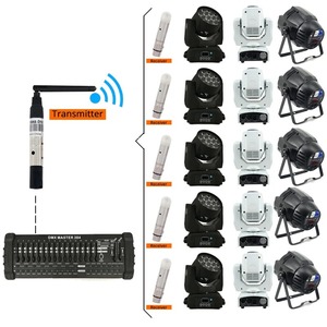 Không dây DMX512 Giao diện điều khiển tín hiệu cho Disco Đảng Bar LED DJ ánh sáng sân khấu điều khiển DMX 512 Transmitter Receiver dimmer điều khiển - Product Image 5
