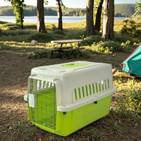 Caisse de transport pour chat et chien en plastique, motifs personnalisables, style classique, grande capacité, boîte de transport durable pour animaux de compagnie, CAISSE DE TRANSPORT POUR ANIMAUX DE COMPAGNIE