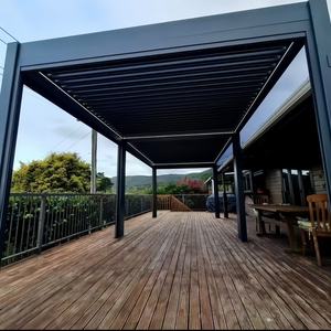 Bioclimática Impermeable Rejilla <span class=keywords><strong>Techo</strong></span> Exterior Aluminio Eléctrico Patio Jardín <span class=keywords><strong>Terraza</strong></span> Pérgola - Product Image 3