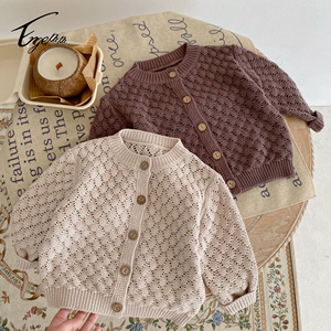 Engepapa bébé <span class=keywords><strong>9</strong></span> <span class=keywords><strong>mois</strong></span> tricot coton <span class=keywords><strong>manteau</strong></span> enfant tricoté à manches longues pull bébé garçon vêtements - Product Image 6