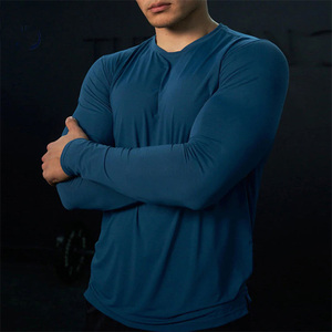 Camisetas deportivas de manga larga de compresión de secado rápido para hombre, camisetas deportivas para correr - Product Image 5
