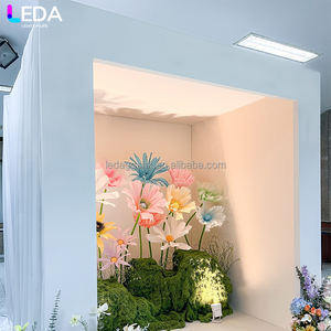 LEDA - Boîte photo carrée en acrylique blanche, nouveau design, pour mariages, anniversaires, banquets et réceptions - Product Image 3