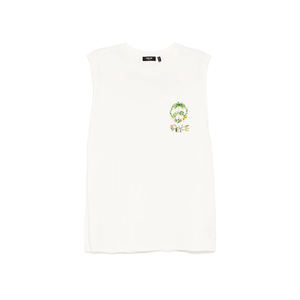 Camiseta sin mangas para hombre, ropa de calle de peso pesado con logotipo e imagen, camiseta sin mangas de gran tamaño personalizada para hombre, sin mangas - Product Image 1