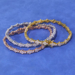 Bracelet simple style hip-hop avec chaîne tennis 6,5 mm pour aviateur, bijoux Tanjing - Product Image 1