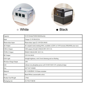 Centrale Électrique Portable 600W MPPT à Batterie Lithium pour Maison, Générateur Solaire, Stockage d'Énergie 220V, Batterie de Secours Portable pour Camping en Extérieur et Utilisation Automobile - Product Image 6