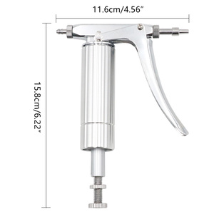 Équipement vétérinaire d'injecteur médical automatique réglable de 0.1-1ml pour la seringue d'acier inoxydable de vacination de volaille et de bétail - Product Image 6
