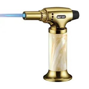 Wholesale Refillable Flame Gun Kitchen Baking BBQ Torch Lighter Adjustable Flame Torch Lighter