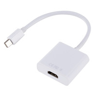 Adaptateur Mini HDMI vers HDTV Mâle-Femelle pour MacBook, Résolution 1080P, Câble de 15 cm avec Gaine en PVC et Blindage Combiné