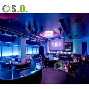 カスタマイズされた高級喫煙クラブバーインテリアデザイン水ギセルバーカウンター<span class=keywords><strong>ShiSha</strong></span>ラウンジ家具 - Product Image 5