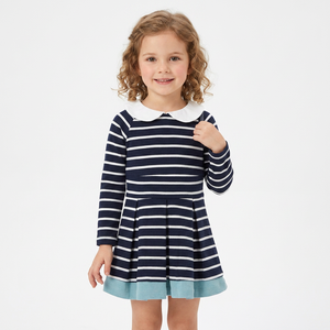 ODM Fournisseur de Taïwan Robe enfant à manches longues en polyester/coton pour enfant - Product Image 1