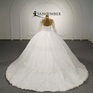 Lsg07 Modern Princess Ball Gown Quinceanera Bridal <b>Wedding</b> Dress Beaded Lace Appliques Glitter Tulle Candy Color for - Product Image 4