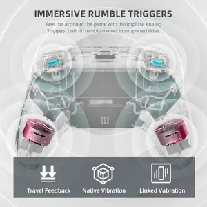 Machenike G5Pro Max Gamecontroller Joystick Grip Oplaadstation Kit RGB Hall Effect Vibratie Motor <span class=keywords><strong>USB</strong></span>//2.4G <span class=keywords><strong>Interface</strong></span> - Product Image 4