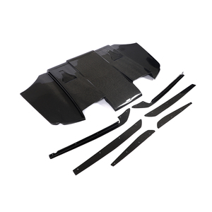 Difusor de Parachoques Trasero para <span class=keywords><strong>BMW</strong></span> <span class=keywords><strong>E92</strong></span> E93 <span class=keywords><strong>M3</strong></span> 09-13, Alerón Inferior con <span class=keywords><strong>Aletas</strong></span> - Product Image 3