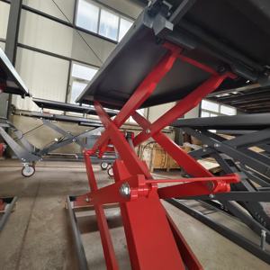 Elevador de Tijera Ultra Delgado y de Perfil Bajo para Autos, Elevador Hidráulico Portátil para Taller Mecánico - Product Image 6