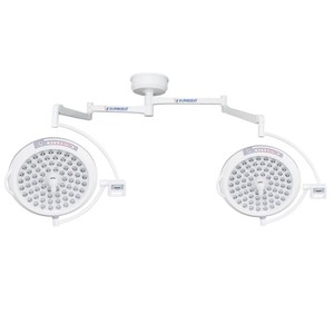 Lámpara Quirúrgica LED Sin Sombra de 150W con Certificación CE para Cirugía Estética y Veterinaria, Colgante de Doble Cabezal Ajustable - Product Image 3