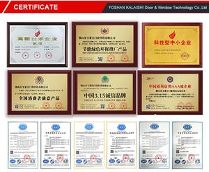 รางอลูมิเนียมแบบบาง72x80ประตูบานเลื่อนกระจกนิรภัยโปร่งใส interia - Product Image 6