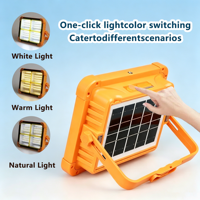 Nuevo Diseño de Lámpara Solar Plegable Todo en Uno, Portátil, IP65 Impermeable, con Control Remoto, para Jardín, Exterior, LED, Alimentada por Energía Solar