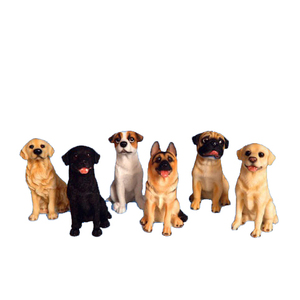 Grote Tuin Standbeelden Polyresin Staande Hond Beeldjes - Product Image 6
