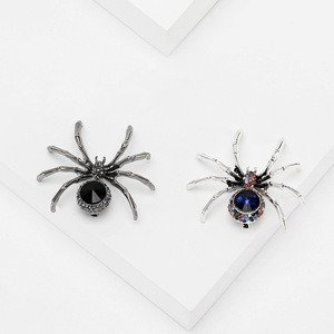 Broches de Cristal con Forma de Araña, Aleación Plateada, Accesorio de Joyería para Mujer, para Fiestas - Product Image 6