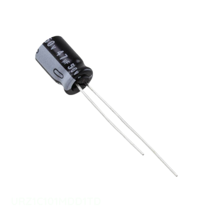Condensateur Radial TH 100 uF 20% 16V à Passage Traversant URZ1C101MDD1TD, Distributeur Autorisé, Alimenté par ALUM 100UF 20% 16V - Product Image 1