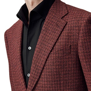 Nouveau <span class=keywords><strong>costume</strong></span> deux pièces en laine pour homme 2026 – <span class=keywords><strong>Costume</strong></span> de cérémonie décontracté haut de gamme rouge pour marié <span class=keywords><strong>avec</strong></span> veste et pantalon - Product Image 1