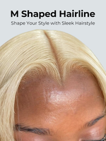 Blonde vietnamienne #613 perruque de cheveux humains soyeuse droite Pre Max 13x6 HD dentelle avant perruques de cheveux bruts avec dentelle transparente