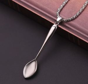 Mini-cuillère porte-clés personnalisée en métal, écologique, pour la vente en gros, idéale pour la crème glacée - Product Image 3