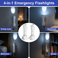 Veilleuse LED Dimmable de 6 Pouces avec Détecteur de Mouvement, Rechargeable par USB, Portable, Blanc Chaud pour Usage Domestique