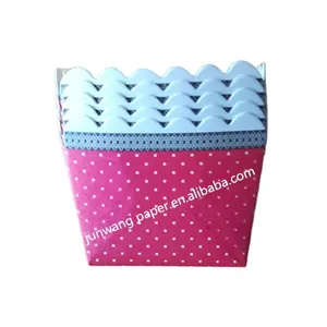 Cake Gereedschappen Vierkante Papier Cupcake Wrapper