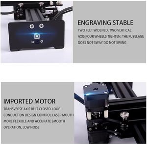 15W Co2 Laser Engraving Cutting Machines Wireless APP Desk Printing Making for Plywood Wood Leather Metal Jewelry - Product Image 3