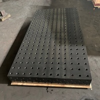 Table de soudage 3D nitrurée pour atelier de fabrication, plateforme modulaire à grille de trous de 28 mm, kit de fixation robuste