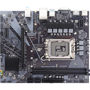 เมนบอร์ดเดสก์ท็อปแบบ Micro-ATX รุ่นใหม่ H610M/H610VH4-W/B รองรับซ็อกเก็ต LGA1700 รองรับโปรเซสเซอร์รุ่นที่ 12/13/14 รองรับหน่วยความจำ DDR4 - Product Image 1