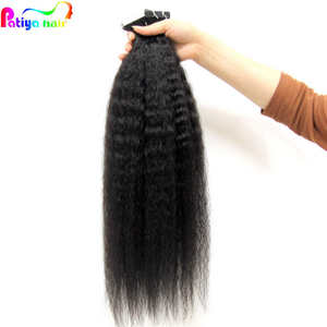 متاجر الشعر في باتييا صفقات الفريدي السوداء عبر الإنترنت الكمبودي الخام في الشعر غريب مستقيم مزدوج الأشرطة المرسومة في التمديد - Product Image 6