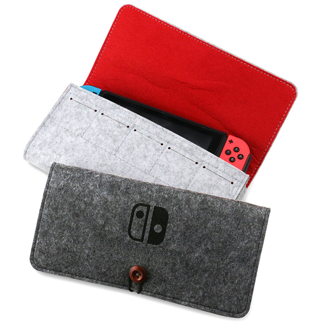 Felt Switch Lite Universal Package Case for Nintendo Switch Console Cute Travel Carrying Switch Game Bag