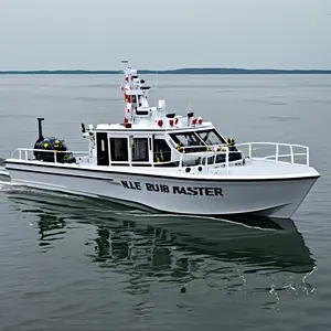 Nuovo 21ft saldato in alluminio Jon barca per la pesca grande barca Lifestyle Yacht a vela con motore fuoribordo