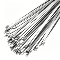 Attaches-câbles autobloquants en acier inoxydable de 4,6 mm |   Attaches en métal robustes pour la gestion des câbles