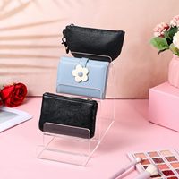 Présentoir de portefeuille moderne en acrylique à 6 niveaux pour sac à main bijoux cosmétiques parfum lunettes de soleil et artisanat organisateur
