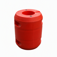 Pontón de Alta Resistencia OEM Personalizado de PE, 315 mm de Diámetro Interior, Cilíndrico Rojo de 700*900 mm, 12 Pulgadas